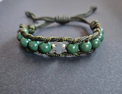 Bransoletka dziesiątka Różańca drewno