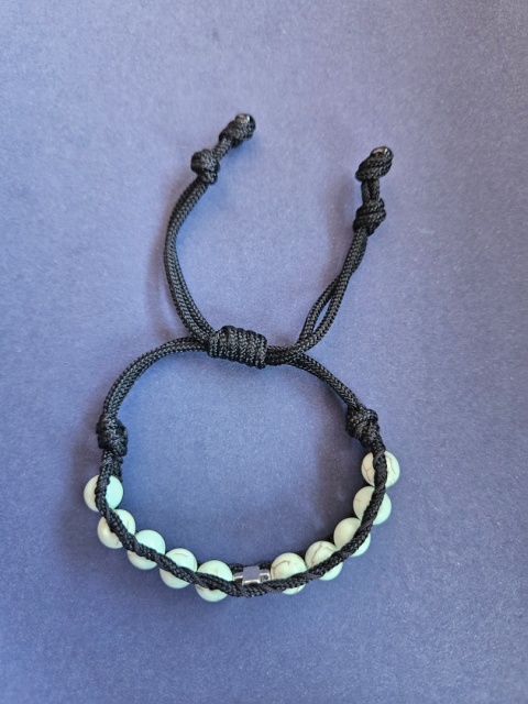 Bransoletka dziesiątka Różańca howlit