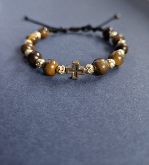 Bransoletka z kamienia tygrysie oko