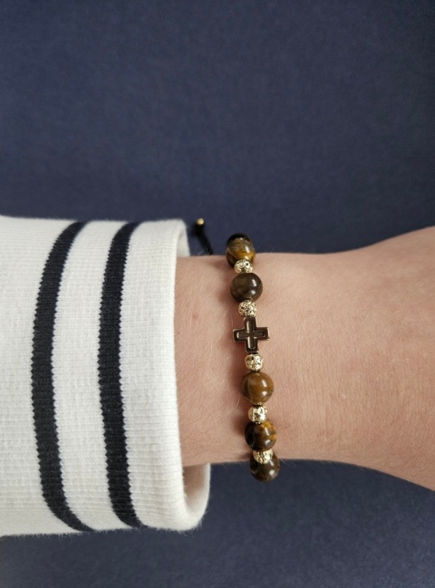 Bransoletka z kamienia tygrysie oko