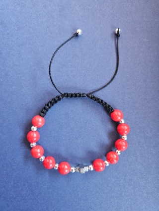 Bransoletka dziesiątka Różańca howlit