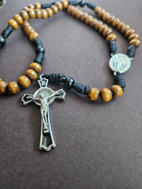 Drewniany Rozaniec tradycyjny