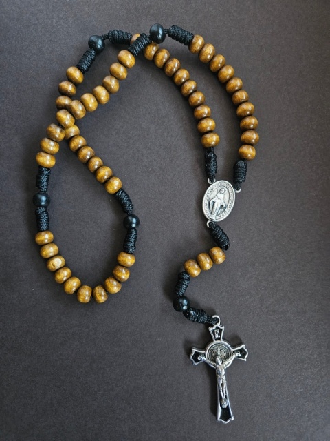 Drewniany Rozaniec tradycyjny