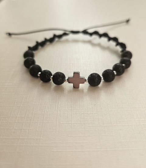 Bransoletka lawa wulkaniczna