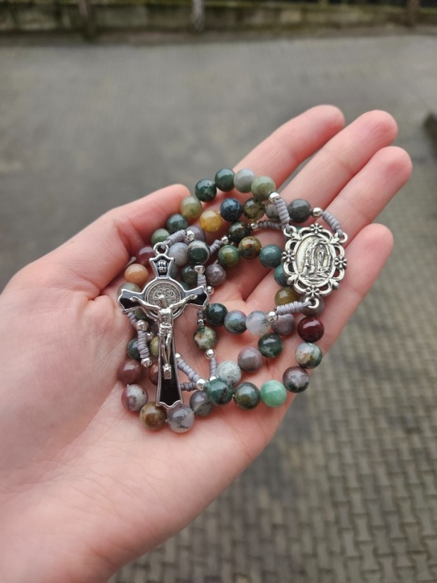 Różaniec agat indyjski