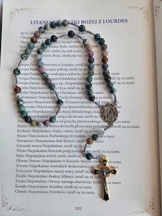 Różaniec agat indyjski