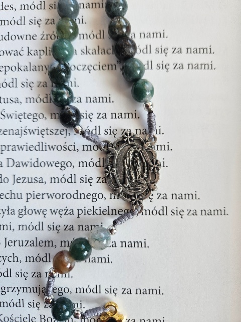 Różaniec agat indyjski