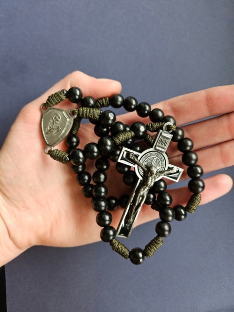 Różaniec na szyję św.Ojciec Pio