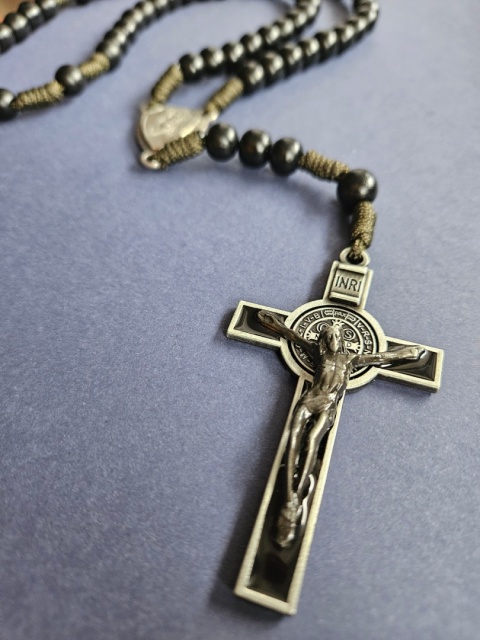 Różaniec na szyję św.Ojciec Pio